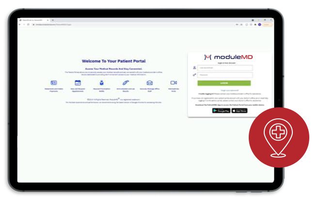 ModuleMD patient portal app